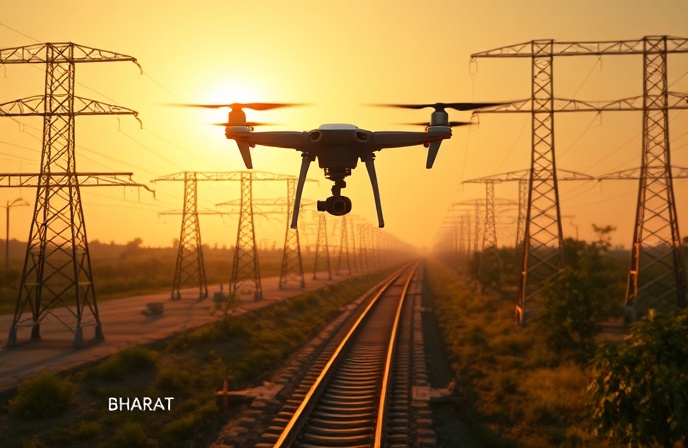 India Rail: Drones & Fibre Optics for Smarter Railway Monitoring