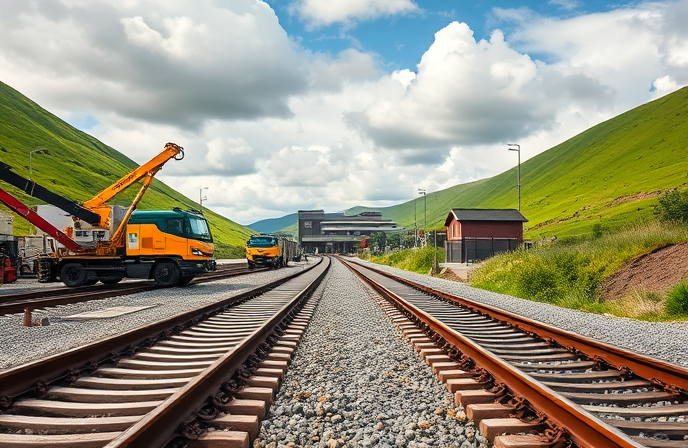 UK Rail Skills Initiative: GCRE & Tata Steel Workers Near Onllwyn