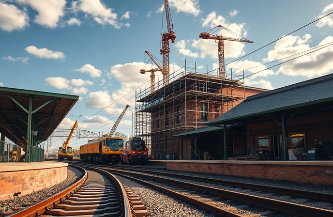 Wickford Station Upgrade: Greater Anglia, Walker Construction Project Begins