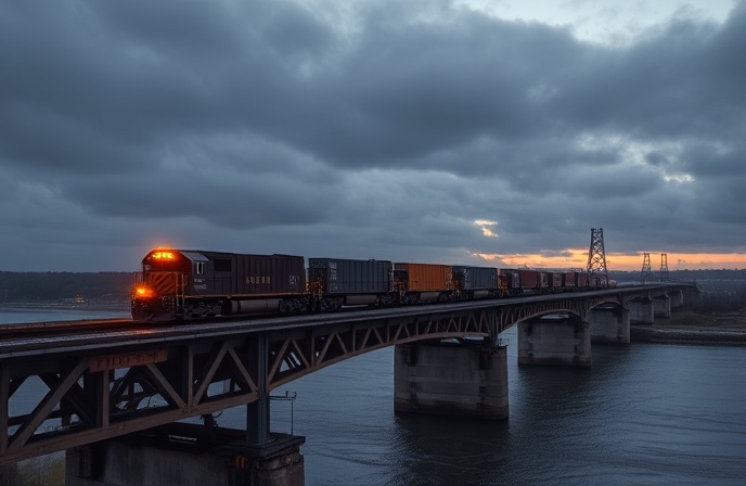 US, Canada, Mexico Rail Freight: July 2025 Decline Trend