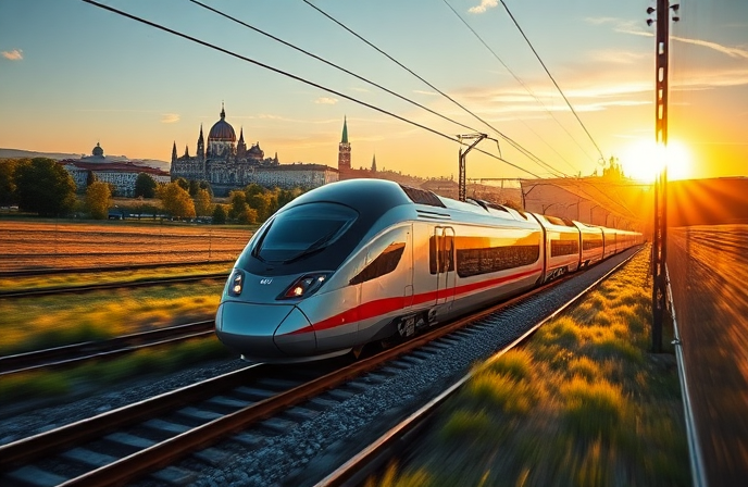 Prague-Copenhagen Rail: Sustainable Transport with ComfortJet