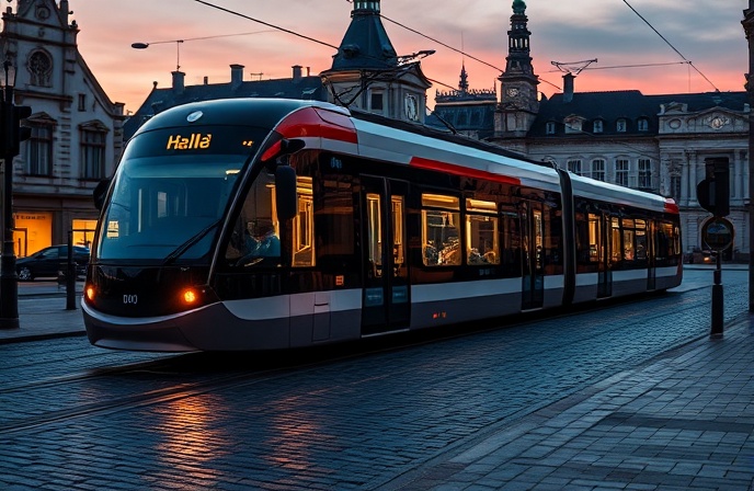 Stadler TINA Trams Trial in Halle, Germany: Rail Innovation